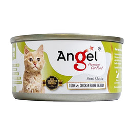 Angel Tuna & Chicken Flake in Jelly Canned Cat Food 80g
