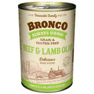 15% OFF: Bronco Beef & Lamb Olio Grain-Free Canned Dog Food 390g