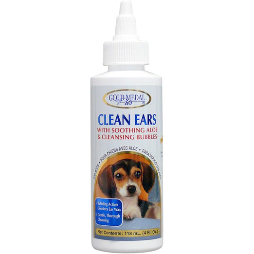 Gold Medal Clean Ears Dog Ear Cleanser 4oz - Kohepets
