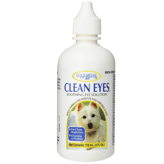 Gold Medal Clean Eyes Cat & Dog Eye Cleanser 4oz - Kohepets