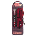 HiDREAM Rainbow Mini Dog Collar & Leash Set (Red) - Kohepets