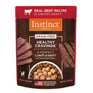 Instinct Healthy Cravings Real Beef Recipe Grain-Free Wet Dog Food Topper 3oz