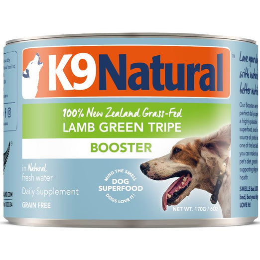 K9 Natural Lamb Green Tripe Booster Canned Dog Food 170g - Kohepets