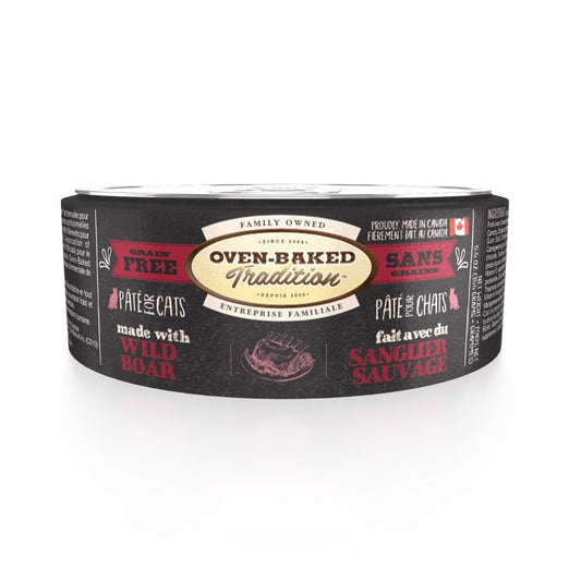 Oven-Baked Tradition Boar Pate Grain-Free Canned Cat Food 5.5oz - Kohepets