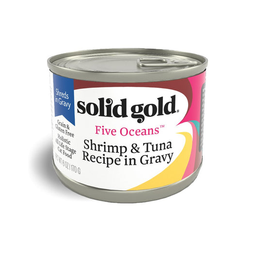 Solid Gold Five Oceans Shrimp & Tuna Canned Cat Food 170g - Kohepets