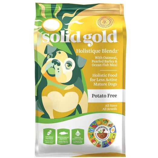 Solid Gold Holistique Blendz Senior Formula Dry Dog Food - Kohepets