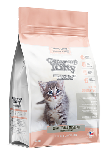 Top Ration Grow-Up Kitty Kitten Dry Cat Food