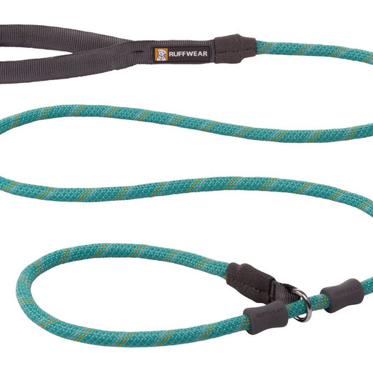 Ruffwear Just-a-Cinch Reflective Rope Slip Dog Leash (Aurora Teal) - Kohepets