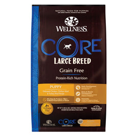Wellness CORE Grain Free Large Breed Puppy Formula Dry Dog Food 24lb - Kohepets