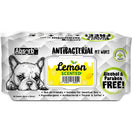 4 FOR $15: Absorb Plus Antibacterial Lemon Scented Pet Wipes 80ct