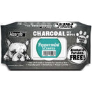 4 FOR $20: Absorb Plus Charcoal Peppermint Scented Pet Wipes 80ct