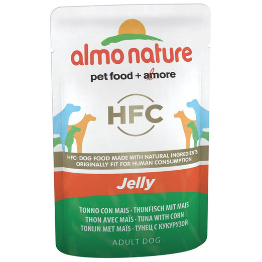 Almo Nature Classic Tuna & Corn In Jelly Pouch Dog Food 70g - Kohepets