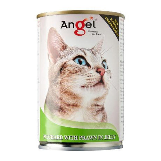 Angel Pilchard With Prawn In Jelly Canned Cat Food 400g - Kohepets