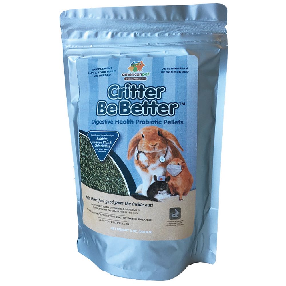 American Pet Diner Critter Be Better Digestive Health Probiotic Pellet ...