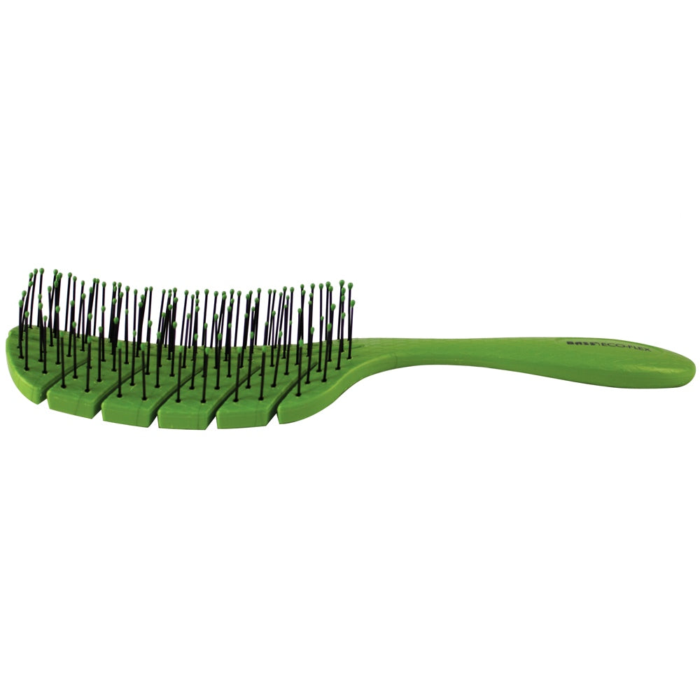 Bass Brushes BioFlex Detangling Hair Brush For Cats & Dogs (Green
