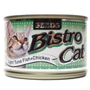 Bistro Cat Light Tuna Fish & Chicken Canned Cat Food 170g