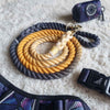 Boss & Olly Hand-Dyed Cotton Rope Dog Leash (Yellow) (Made To Order)
