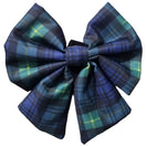 Boss & Olly Sailor Bow For Dogs (Forest Plaids)