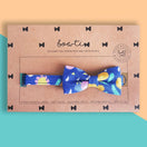 Bowtix Handmade Dog Collar With Removable Bowtie - Kukki Kukkii Clouds