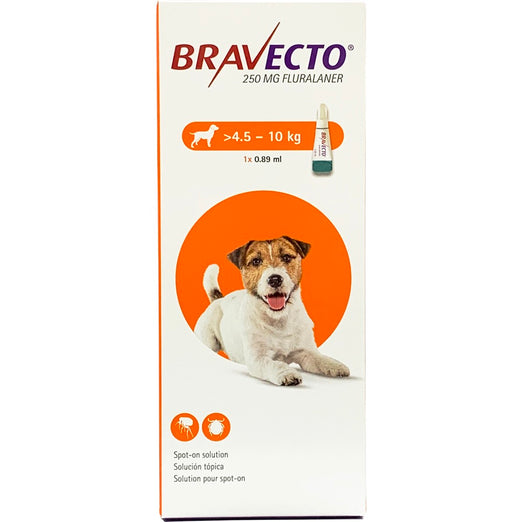 Bravecto Flea & Tick Spot On Solution For Small Dogs (4.5kg - 10kg) 1ct - Kohepets