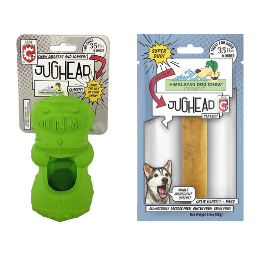 ‘BUNDLE DEAL’: Himalayan Dog Toy Jughead Chew Guardian Dog Classic Toy + Jughead Classic Chew Set - Kohepets