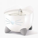 Catit Pixi Drinking Fountain Stainless Steel White 2.5L