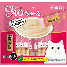 Ciao ChuRu Tuna Japanese Broth Liquid Cat Treats 280g - Kohepets