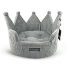 Nandog Luxe Crown Bed For Cats & Dogs (Cloud Grey)