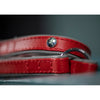 Das Lederband Firenze Leather Dog Leash (Carnelian/Stone)