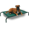 20% OFF: Coolaroo Elevated Knitted Fabric Pet Bed - Green - Kohepets