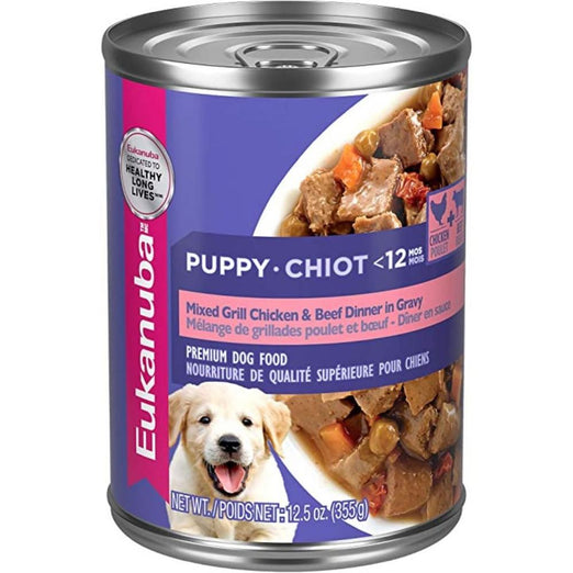 20% OFF: Eukanuba Mixed Grill Chicken & Beef Dinner In Gravy Puppy Canned Dog Food 355g - Kohepets