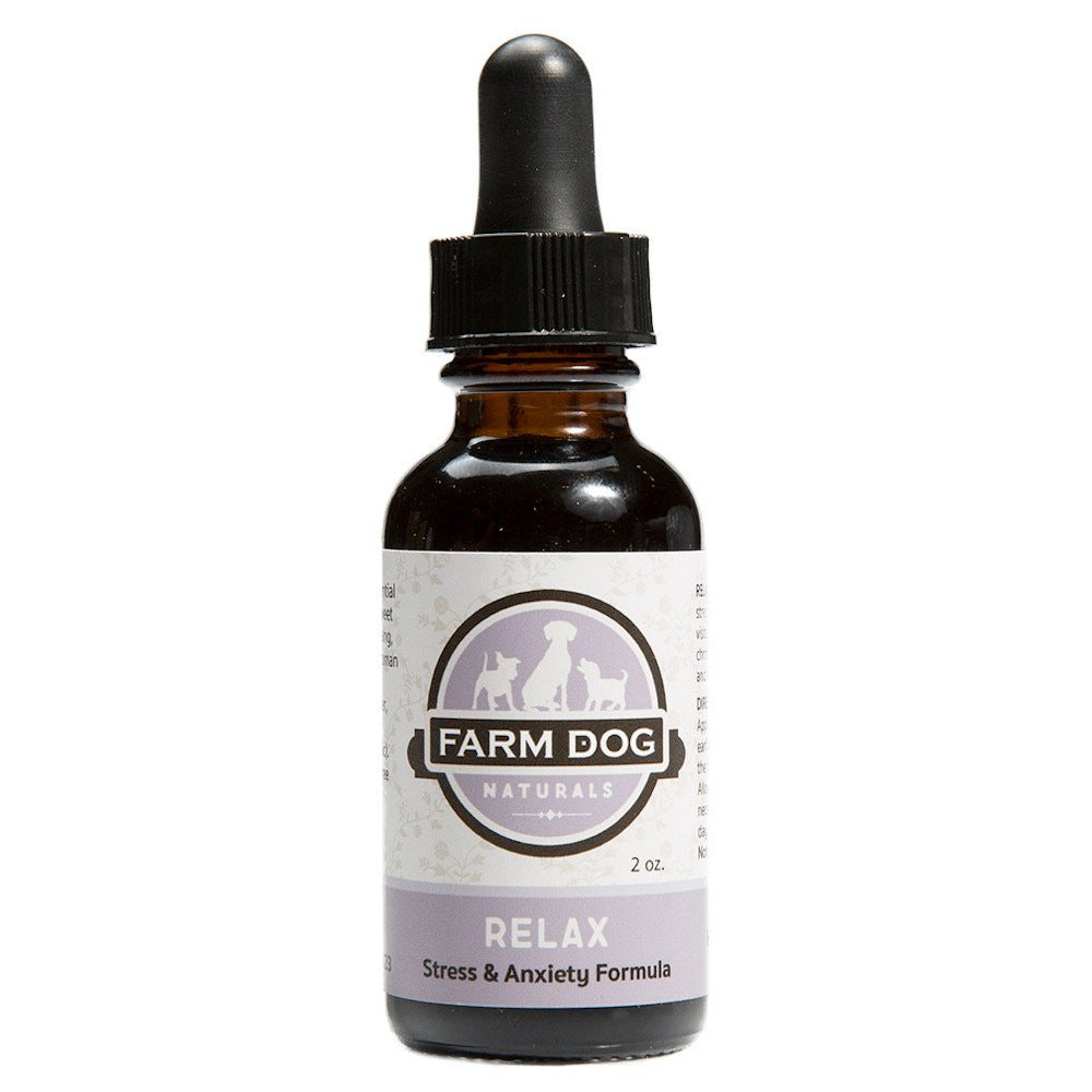 Farm Dog Naturals Relax Stress & Anxiety Formula For Dogs 1oz | Kohepets