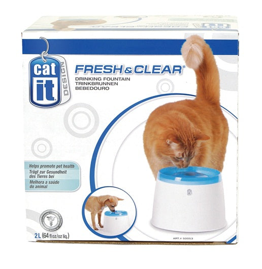 Catit Fresh Clear Drinking Fountain 2L Kohepets