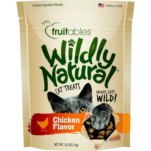 25% OFF: Fruitables Wildly Natural Chicken Cat Treats 2.5oz - Kohepets