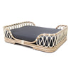 Fura Albi Rattan Bed For Cats & Dogs (Biscuit)