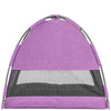 Furrytail Little Glamper Tent Purple Bed For Cats & Dogs