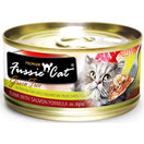 Fussie Cat Premium Tuna With Salmon In Aspic Grain-Free Canned Cat Food 80g