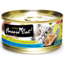 Fussie Cat Premium Tuna With Small Anchovies In Aspic Grain-Free Canned Cat Food 80g