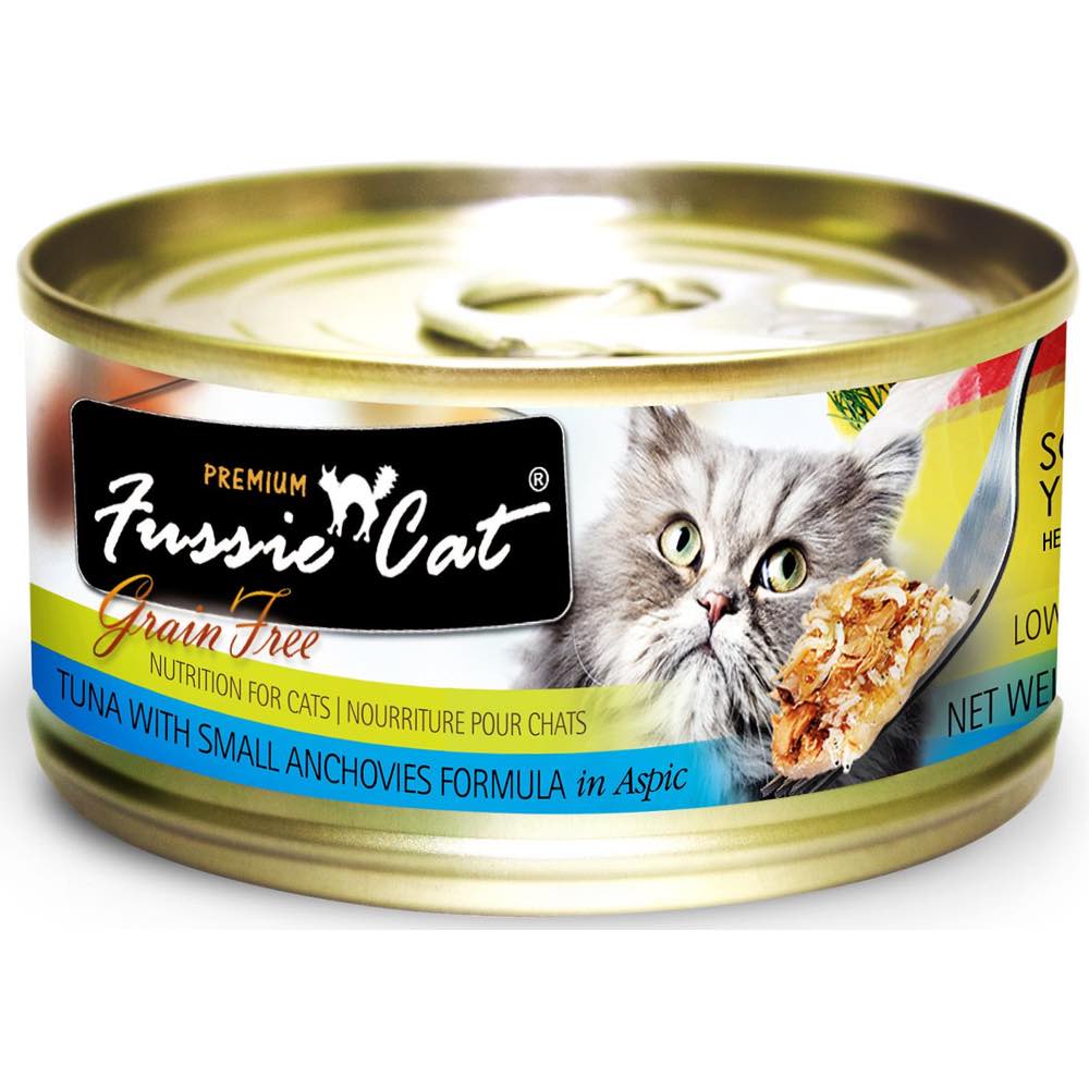 Fussie Cat Premium Tuna With Small Anchovies In Aspic Grain-Free
