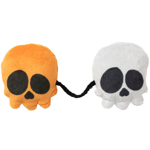 15% OFF: FuzzYard Meowloween Scully & Sully Skeleton String Cat Toy