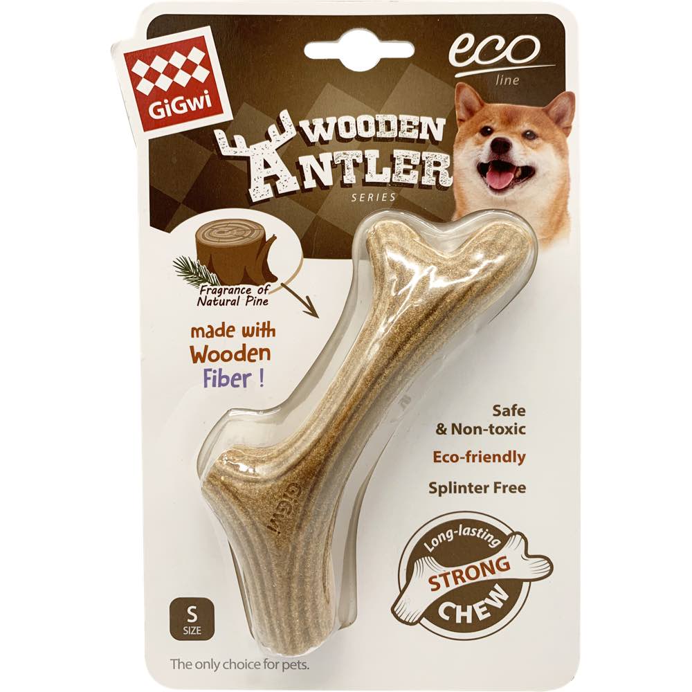 GiGwi Eco Wooden Antler Dog Toy Kohepets