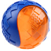 GiGwi Squeaky Ball Dog Toy (Blue/Orange)