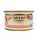 Seeds Golden Cat Tuna Light Meat, Shrimp & Crab Canned Cat Food 80g