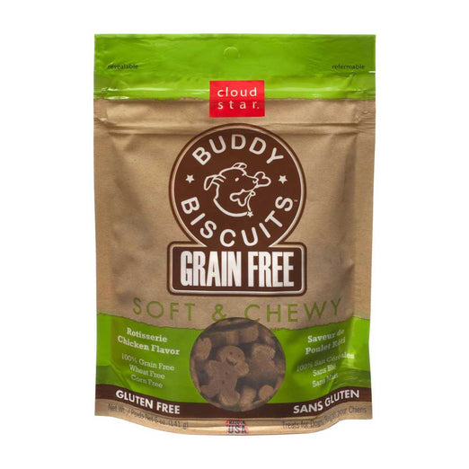 Cloud star Grain Free Soft & Chewy Buddy Biscuits in Rotisserie Chicken - Kohepets