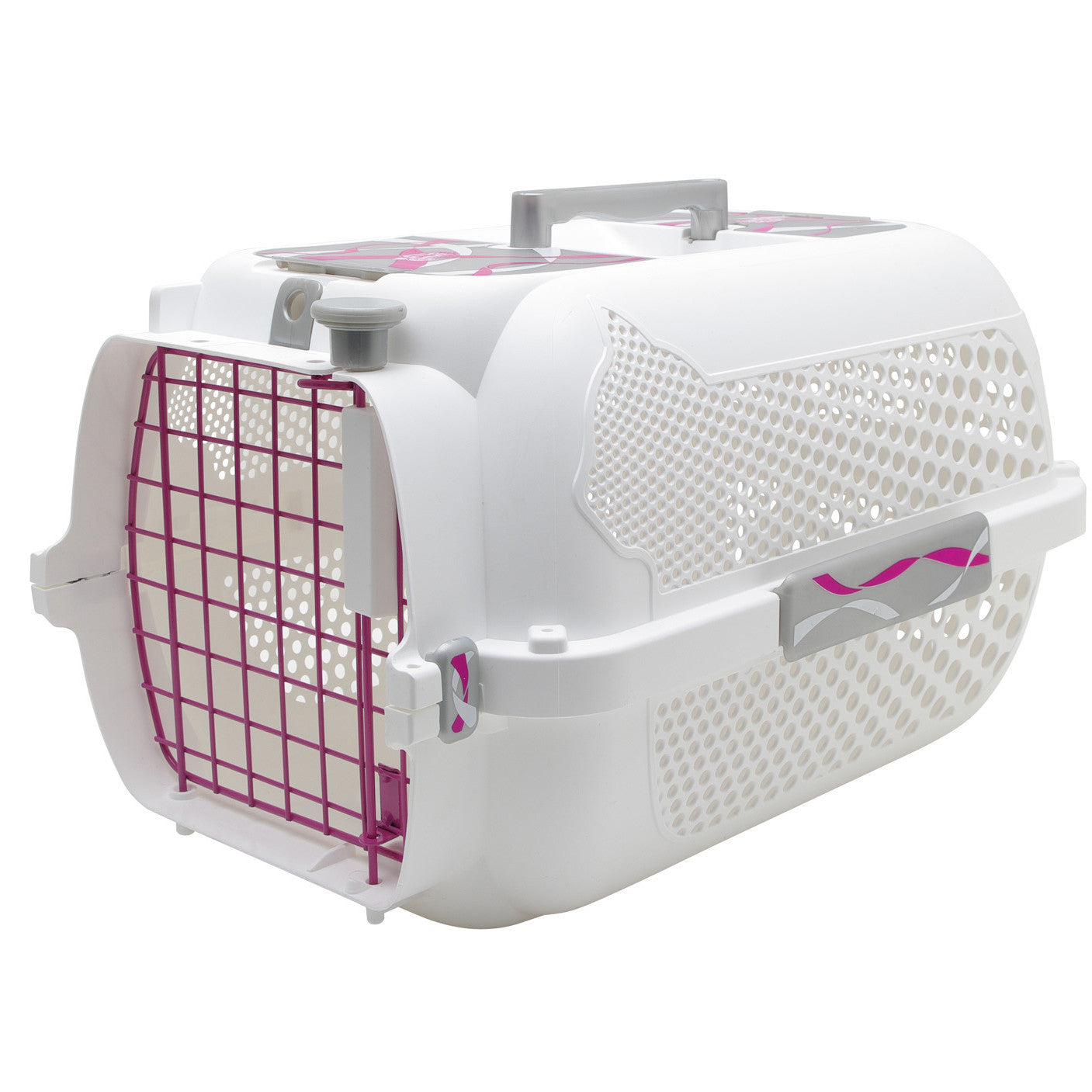 Catit Style Profile Voyageur 100 Cat Carrier Pink Ribbon Kohepets