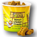 Healthy Dogma Ranch Chicken Barkers Natural Dog Treats 7.8oz