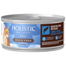 Holistic Select Grain Free Ocean Fish & Tuna Pate Canned Cat Food 156g