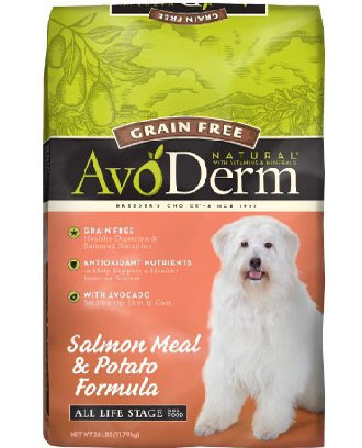 Avoderm Natural Grain Free Salmon Meal & Potato Dry Dog Food 24lb - Kohepets
