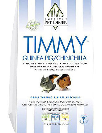 American Pet Diner Timmy Guinea Pig & Chinchilla Pellet 2.75lb - Kohepets