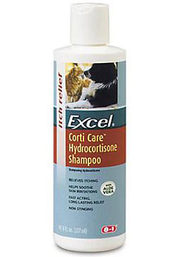 Excel Corti-Care Hydrocortizone Shampoo For Dogs & Cats 8oz - Kohepets